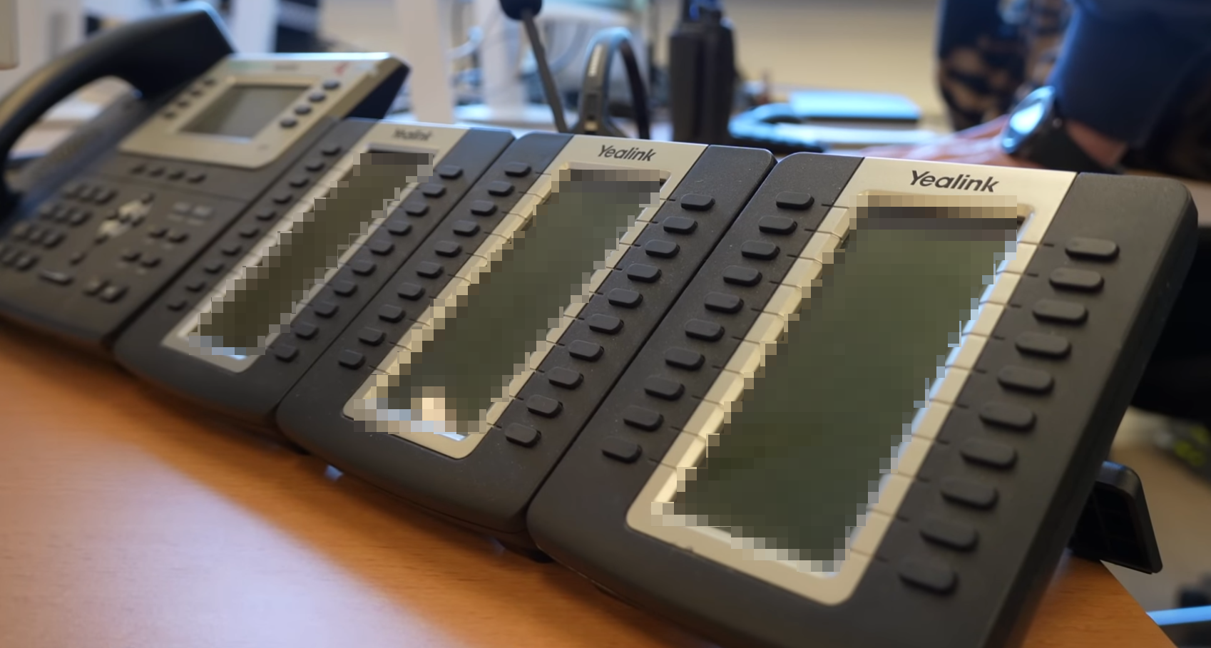 Yealink phone at Dutch Police